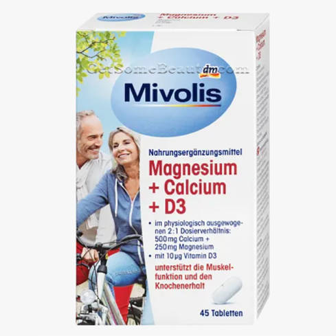 Comprimés Mivolis Calcium + D3 - 270 G, Complément Minéral En Capsules, Neuf